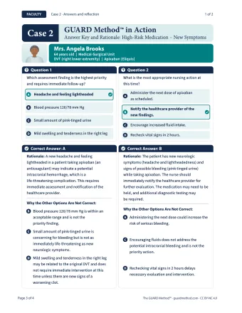 Case 2: Faculty Pages — Answers and reflection · 1 of 2, printed page 76